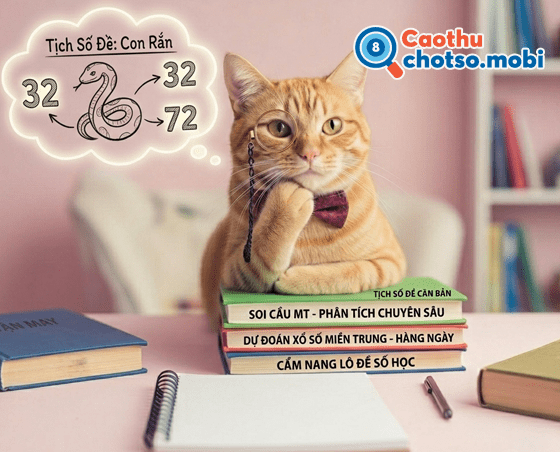 Tịch số đề con rắn được cặp số đẹp 32 và 72