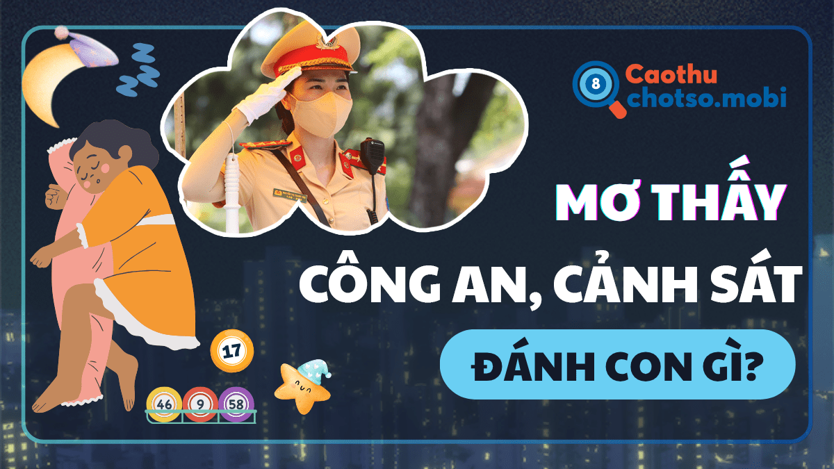 Ngủ mơ thấy công an đánh số mấy?