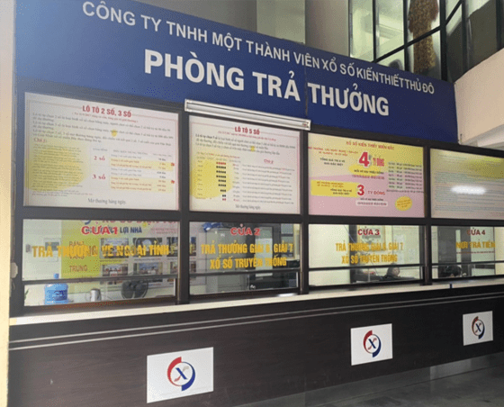 Trúng giải lớn sẽ nhận tại phòng trả thưởng của công ty XSKT