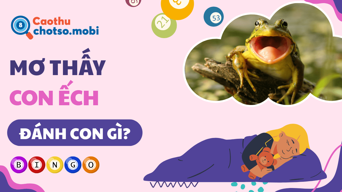 Ngủ mơ thấy ếch đánh số bao nhiêu?
